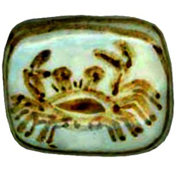 8-0 Obi Dome - Glazed Ceramic  (1-1/2 Wide")